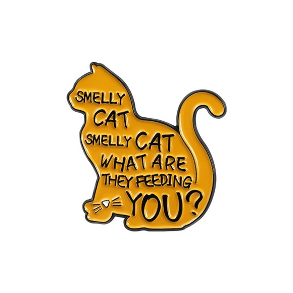 FRIENDS "SMELLY CAT" OIL DRIPPED ENAMEL PIN LAPEL PIN BROOCH NWT - Picture 4 of 4